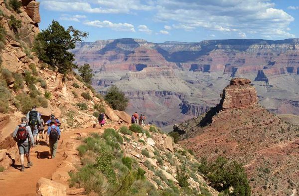 Senderismo en el Gran Cañón del Colorado