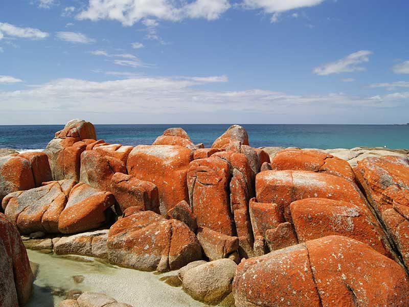 Bahía de los Fuegos en Tasmania, Australia
