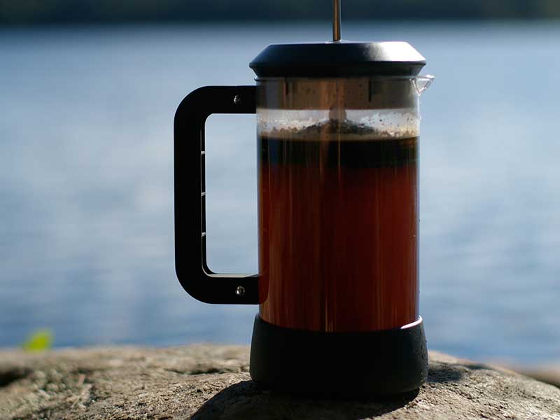 Café a la francesa de émbolo / Foto: Benjamin Davidson (CC-BY-2.0) -  Travesía.