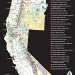 Mapa del Pacific Crest Trail / Foto: USFS and EncMstr [Public domain]