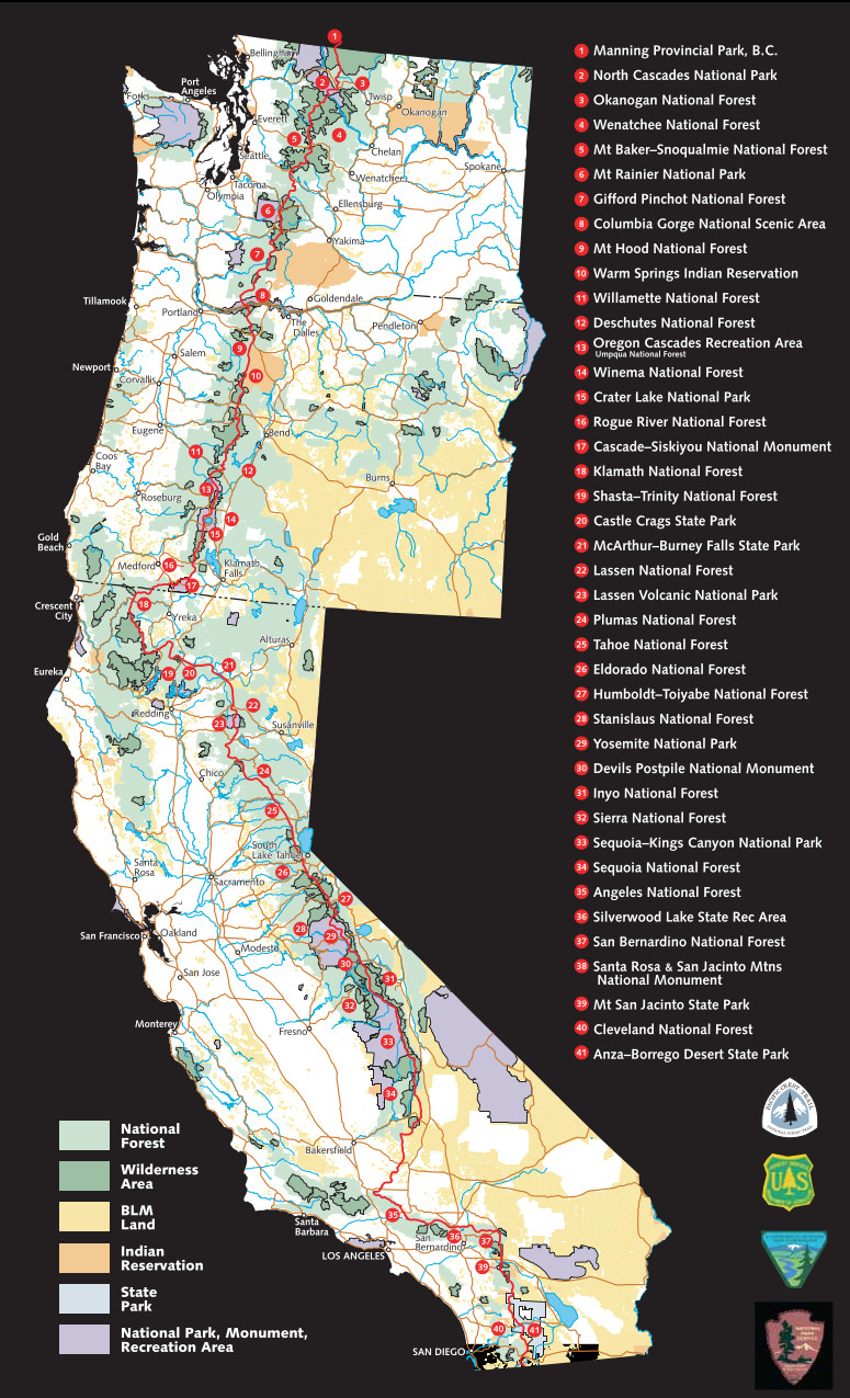 Historia del Pacific Crest Trail y senderismo / Foto: Bureau of Land Management (vía Flickr)