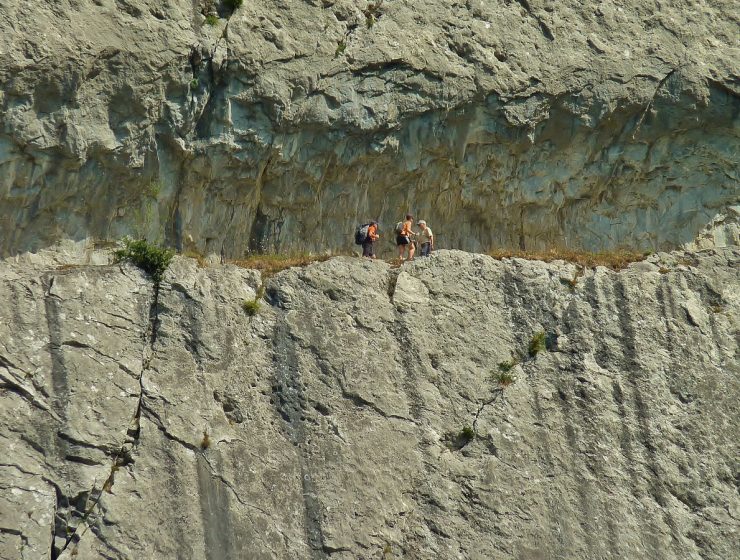 Chemin de la Mature: el camino tallado en la roca / Foto: Thierry Llansades (Flickr)