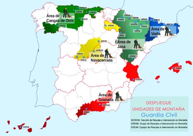 Rescates de montaña en España