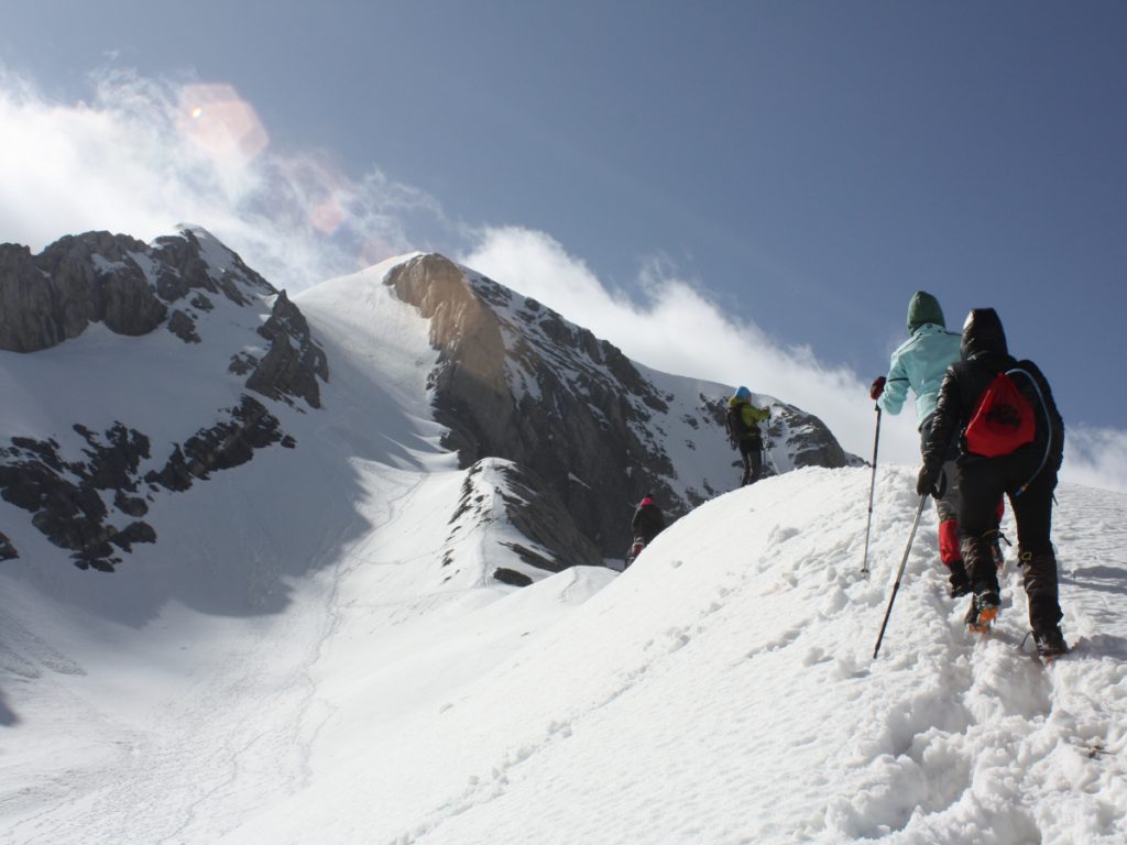 Monte Perdido desde el Lago Helado. Foto: Eduardo Azcona