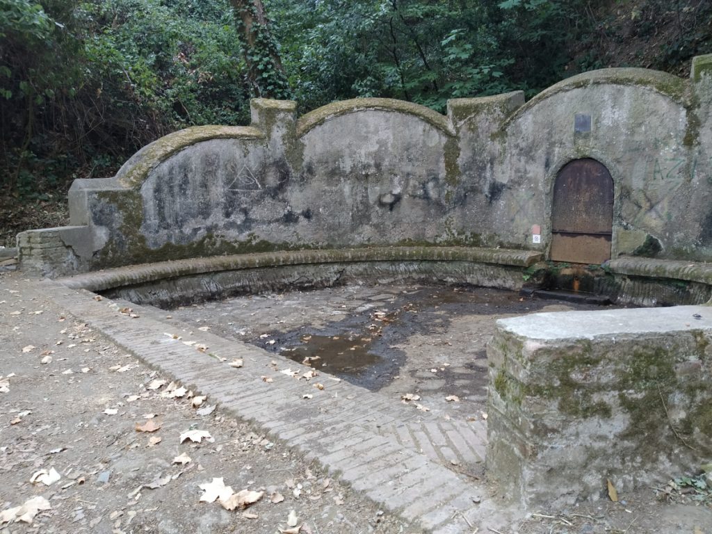 La fuente que da nombre a la reserva natural de la Font Groga. Foto Rafa López Martín