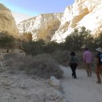 Inicio de ruta de senderismo en el Parque Nacional de Ein Avdat. EDUARDO AZCONA