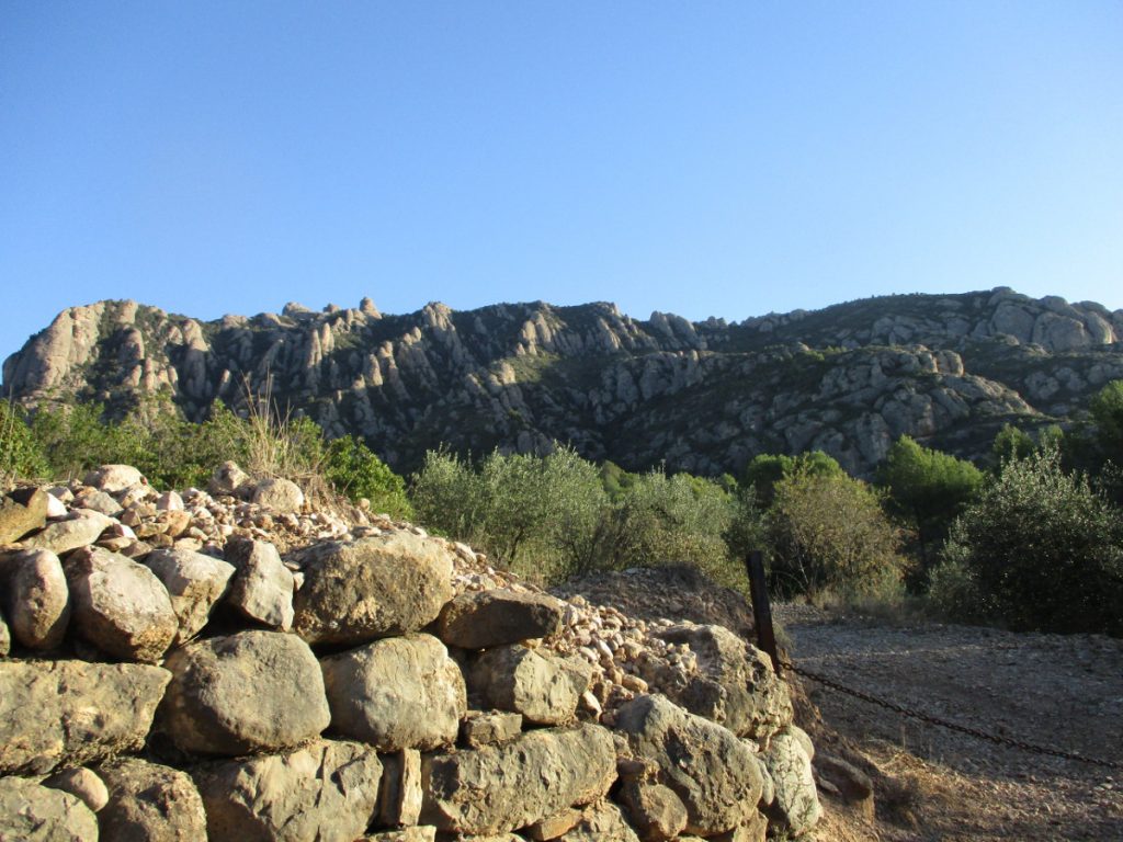 Montserrat, desde Collbató. Foto: Rafa López Martín